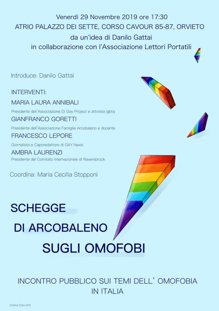 Schegge di arcobaleno sugli omofobi